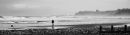 Alone on the beach