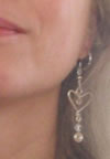 Wire Heart Earring