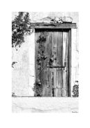 old wooden door