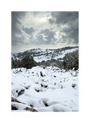 snow on mount ainos