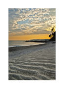 sunset at lourdas beach