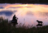 Fisherman. Camagh Lake. Co. Leitrim