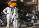Milkmen. Early morning. Pushkar. Rajistan. India