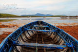 Blue  Boat at Fleetstreet Harbour. Co. Mayo