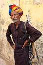 Tribal  musician.  Rajistan.  India