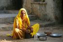 Village  woman  preparing  food.Rajistan. India