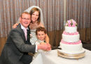Cutting the cake