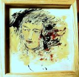 The Penitent Man, Size 30cms x 30 cms 