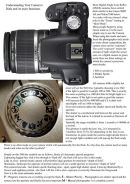 Some notes on the main features of a typical digital SLR (Single Lens Reflex)