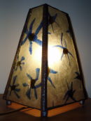 Blue Flowers lamp