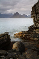 A badly done attempt at Joes Boulder, Elgol