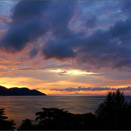 Batu Ferringhi Sunset Malaysia.