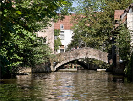 Bruges near the Gruuthuse Museum.