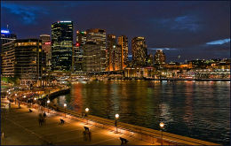 Circulay Quay Sydney Night View