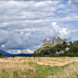 Harlech Castle. North Wales.