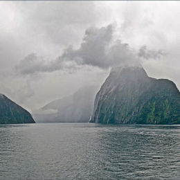 Mitre Peak, Milford Sound, New Zealand.