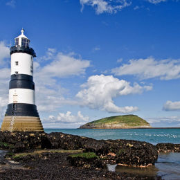 Penmon Lighthouse. Anglesey.