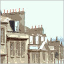 Terrace on the hill - side