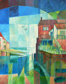 The Daydream Staithes. Acrylic