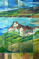 Robin Hoods Bay, secrets and stories. Acrylic