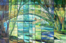 The Lovers Tale, Beggars Bridge Glaisdale. Acrylic
