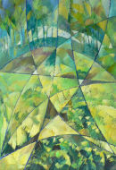 Walking in the Daffodils. Acrylic