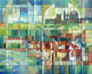 West to East, Whitby. Oil