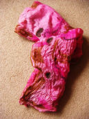 Cerise pink nuno felt scarf £35.00 (NF4)