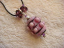 Pink purple pendant