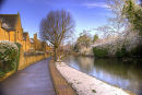 Snow by the River Windrush