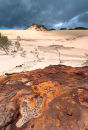 Sand dune storm, Fraser Island