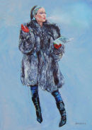 "Venus in furs Defiant"
Original Oil on Canvas 36"x24"
***SOLD***