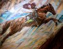 "Horse Power: Panel #1 : Denman" SOLD