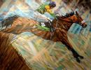 Horse Power: Panel #2: Kauto Star36x24 inches SOLD