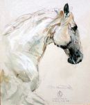On white horses...snowy white horses