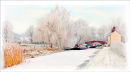 Frozen Canal Lock Milford