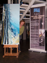 Sara at the Flavel Centre, Dartmouth, Devon.
