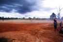 MCCG - Mt Coolon Cricket ground, storm approaching - dust and rain
