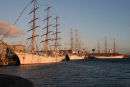 Dar Mlodziezy Dock 2 Statsraad Lehmkuhl and Cisne Branco.