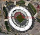 PIC SHOWS:- Latest aerial views of the Olympic site