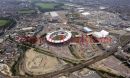 PIC SHOWS:- Latest aerial views of the Olympic site