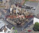 PICS SHOW;LONDON RIOT SITES.REEVES CORNER IN CROYDON