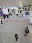 PIC SHOWS.GATWICK AIRPORT SOUTH TERMINAL ARRIVALS ,SCENE TODAY DURING STRIKE ACTION