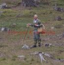 PICS SHOW;Prince Charles mushroom picking near loch muick Saturday afternoon prefering this ,rather than joining the rest of the royals on a grouse shoot on he moors near Corgarf Castle
