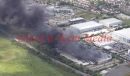 PICS SHOW;LONDON RIOT SITES.WALTHAM ABBEY FLEMING RD SONY DISTRUBUTION CENTRE