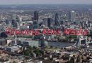 Aerial view of the Square Mile, City of London