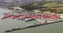Aerial pic of Dover docks