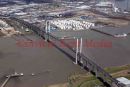 PIC SHOWS AERIAL SHOT OF THE DARTFORD RIVER CROSSING CARRYING THE M25  