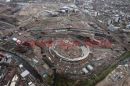 PIC SHOW;AERIAL VIEWS OF THE OLYMPIC SITE  26/3/09