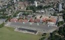 PIC SHOWS:- Aerial view of the Woolwich Barracks, London 